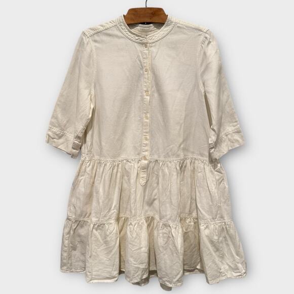 Apiece Apart Maurino Drop Waist Dress Size Small - Picture 7 of 14